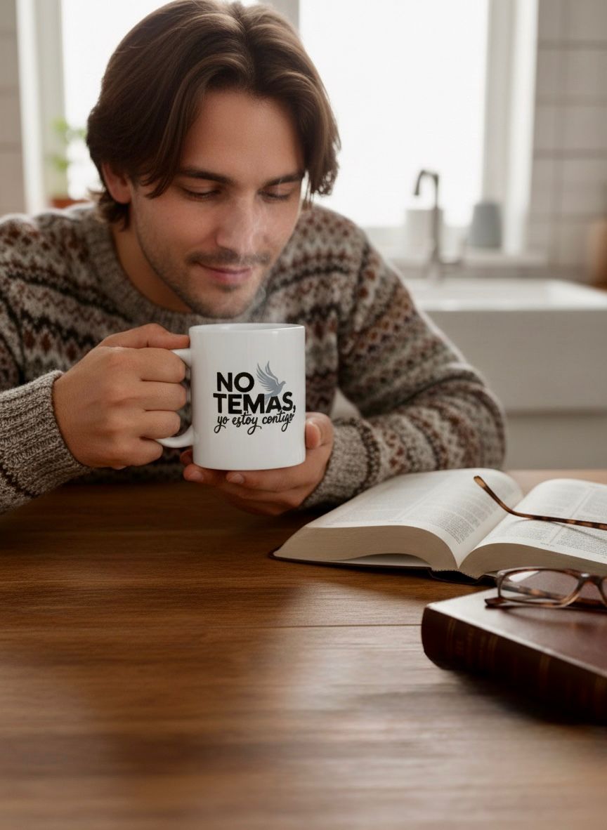 Taza 12oz – No temas, Yo estoy contigo - Cristo vive