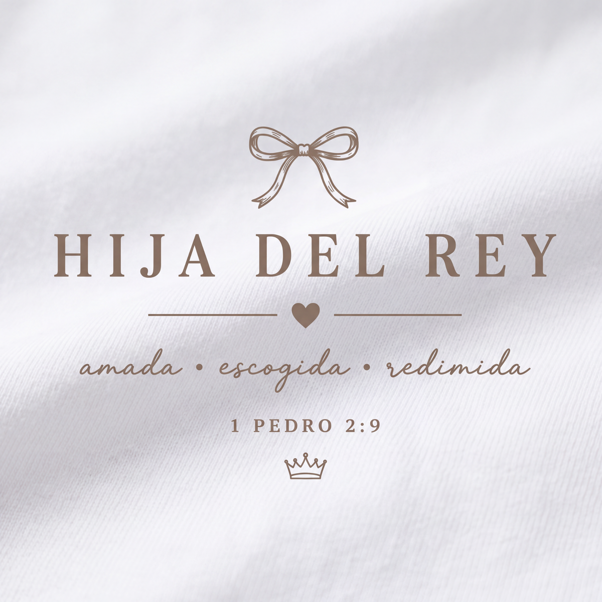 Camisa Oversize Cristiana “Hija del Rey” – Diseño Minimalista Premium