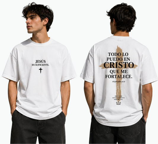 Camiseta Cristiana Con Mensaje Inspirador