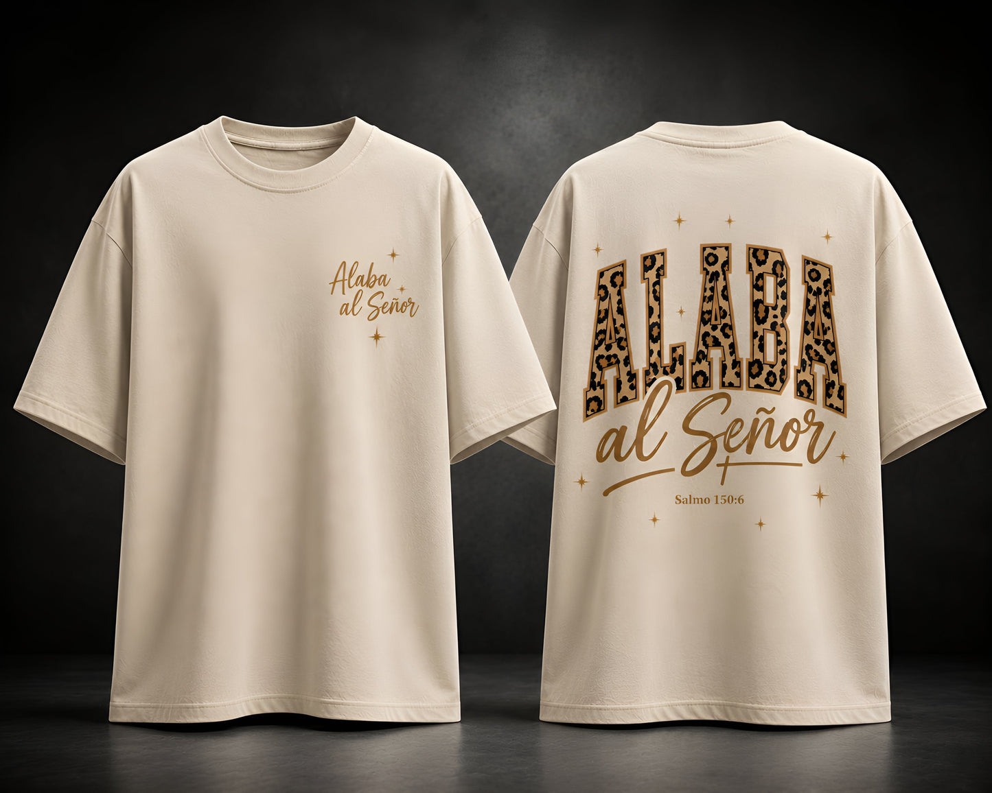 Camiseta Oversize “Alaba al Señor” – Salmo 150:6