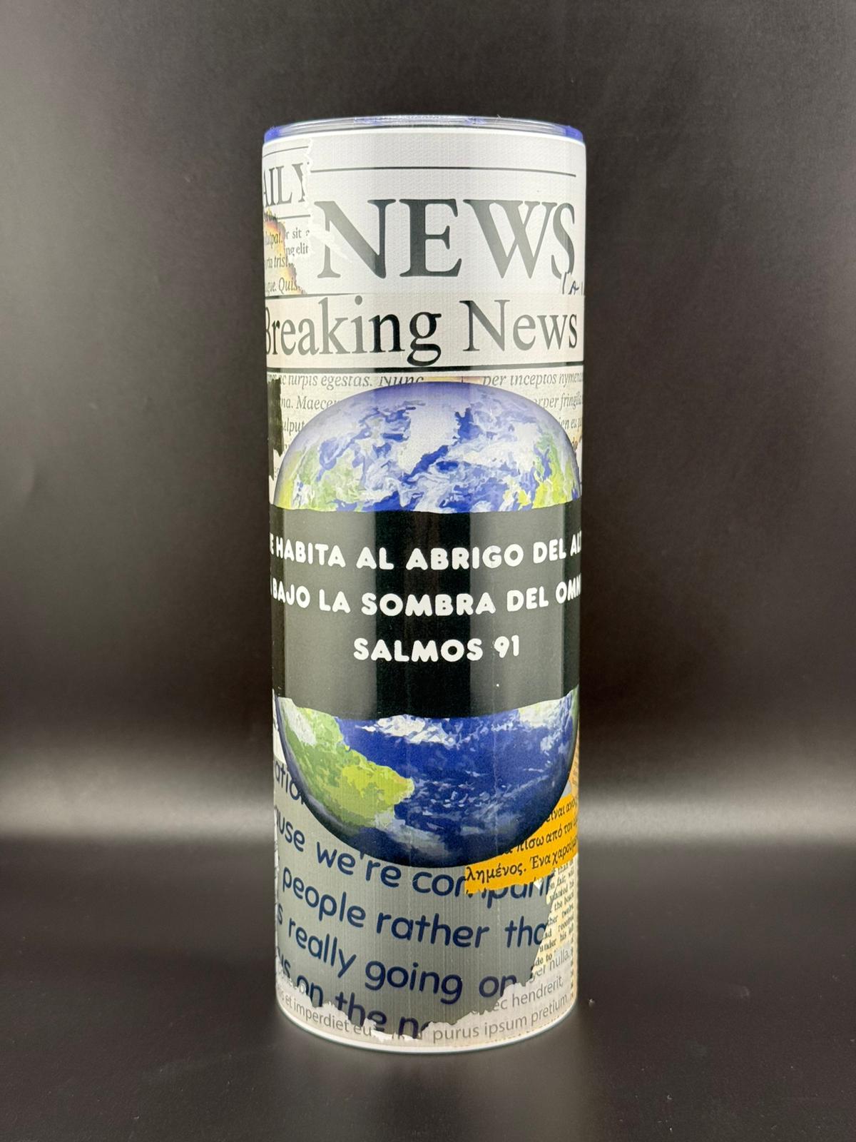 Vaso Térmico 20oz – "El que habita al abrigo del Altísimo" (Salmos 91)