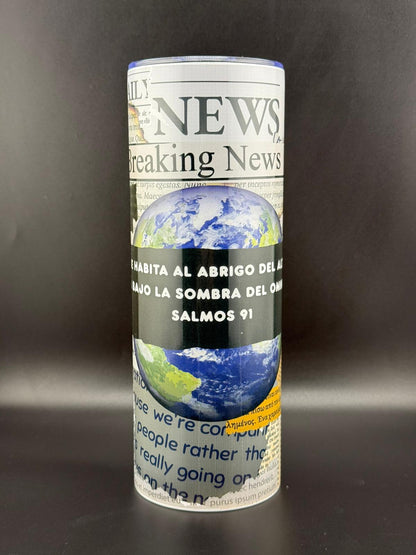Vaso Térmico 20oz – "El que habita al abrigo del Altísimo" (Salmos 91)