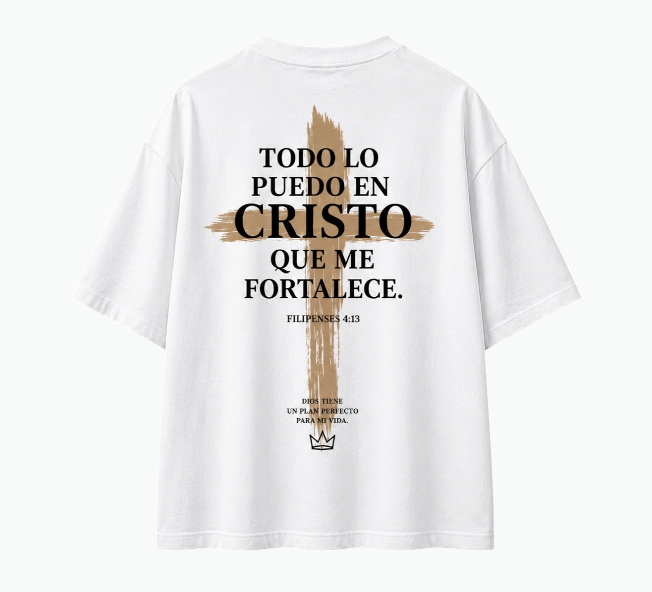 Camiseta Cristiana Con Mensaje Inspirador