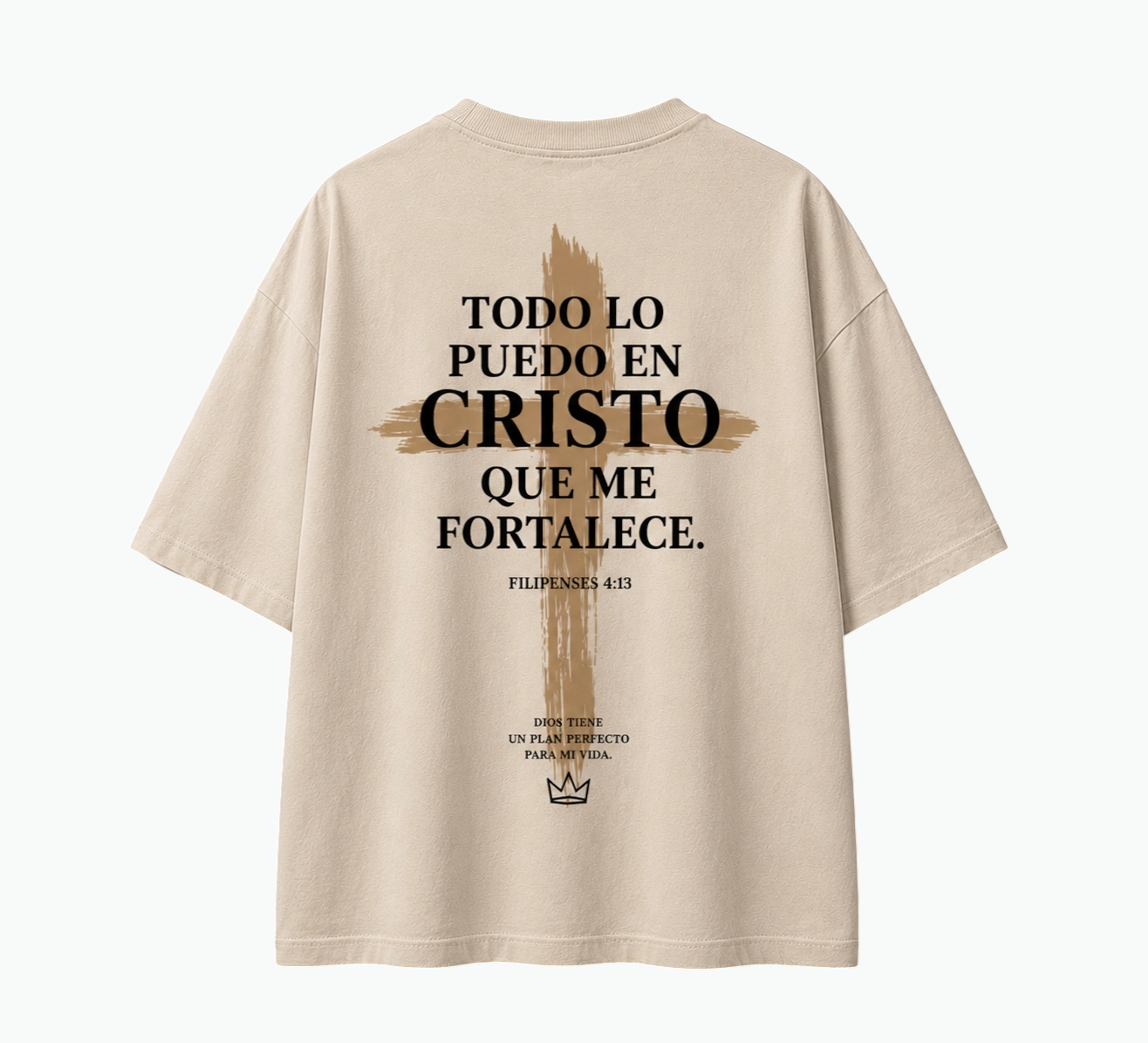 Camiseta Cristiana Con Mensaje Inspirador