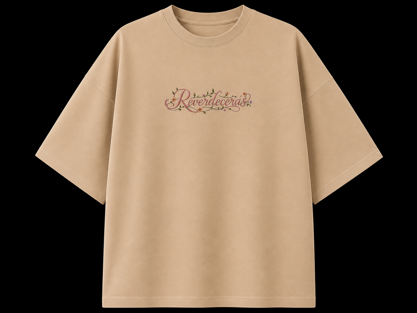 Camisa Oversize "Reverdecerás" – Diseño Floral Exclusivo