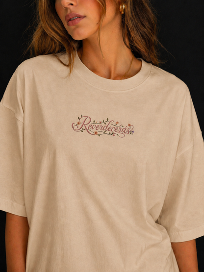 Camisa Oversize "Reverdecerás" – Diseño Floral Exclusivo