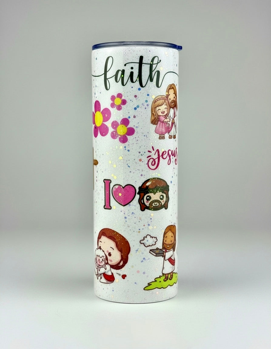 Vaso cristiano “Jesús te ama” – 20oz - Cristo vive 