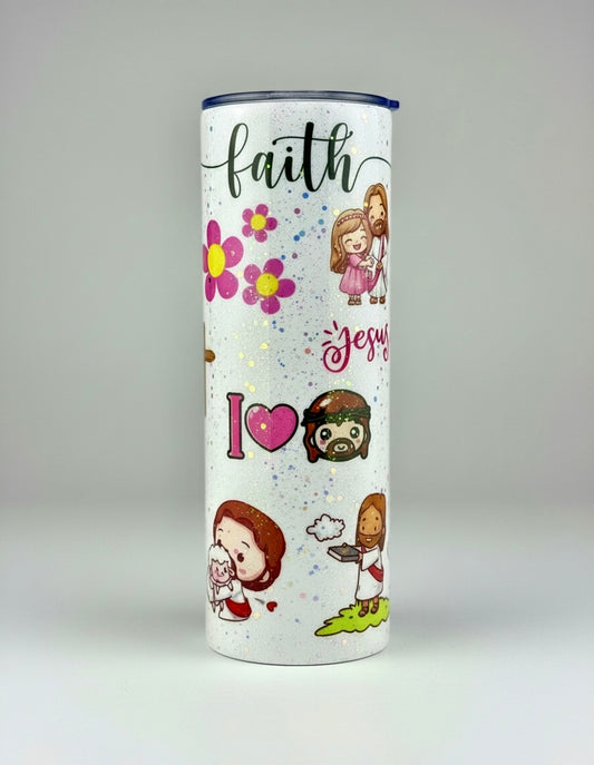 Vaso cristiano “Jesús te ama” – 20oz - Cristo vive 