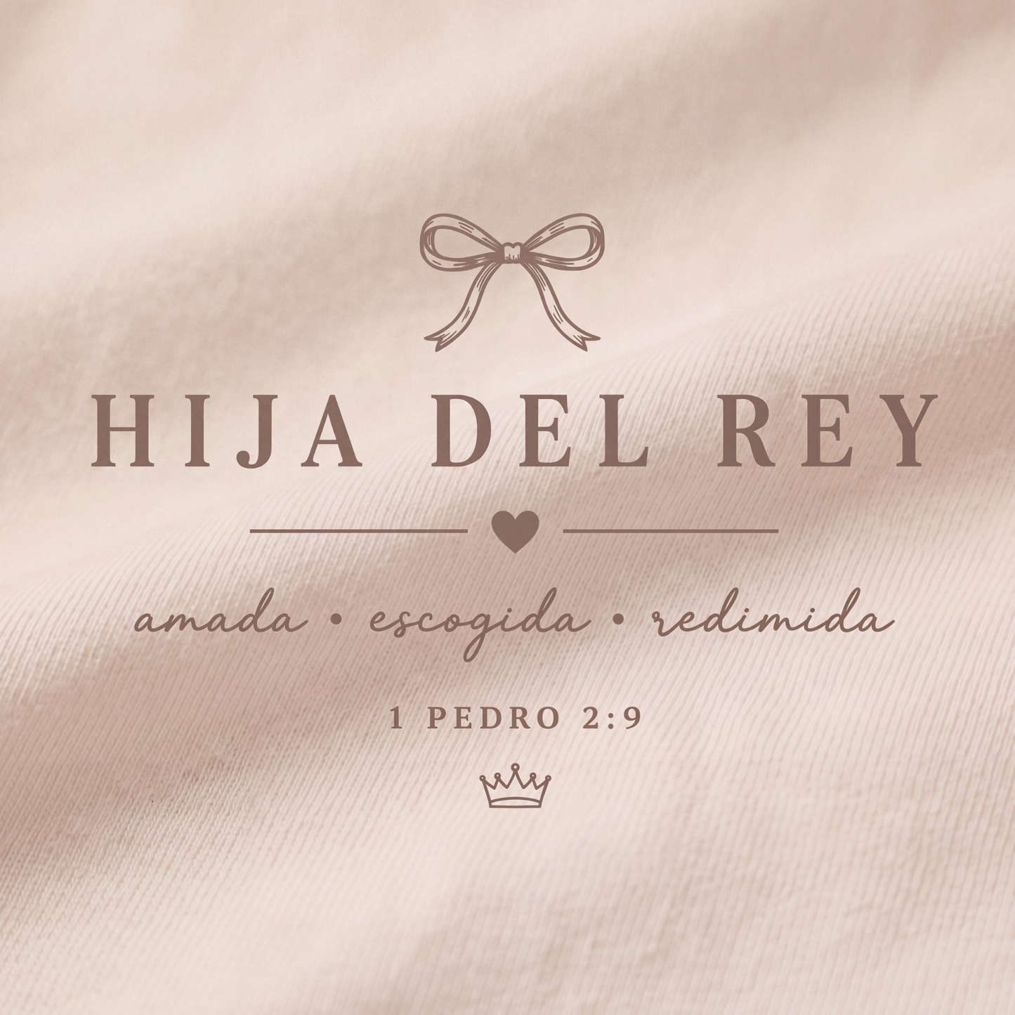 Camisa Oversize Cristiana “Hija del Rey” – Diseño Minimalista Premium
