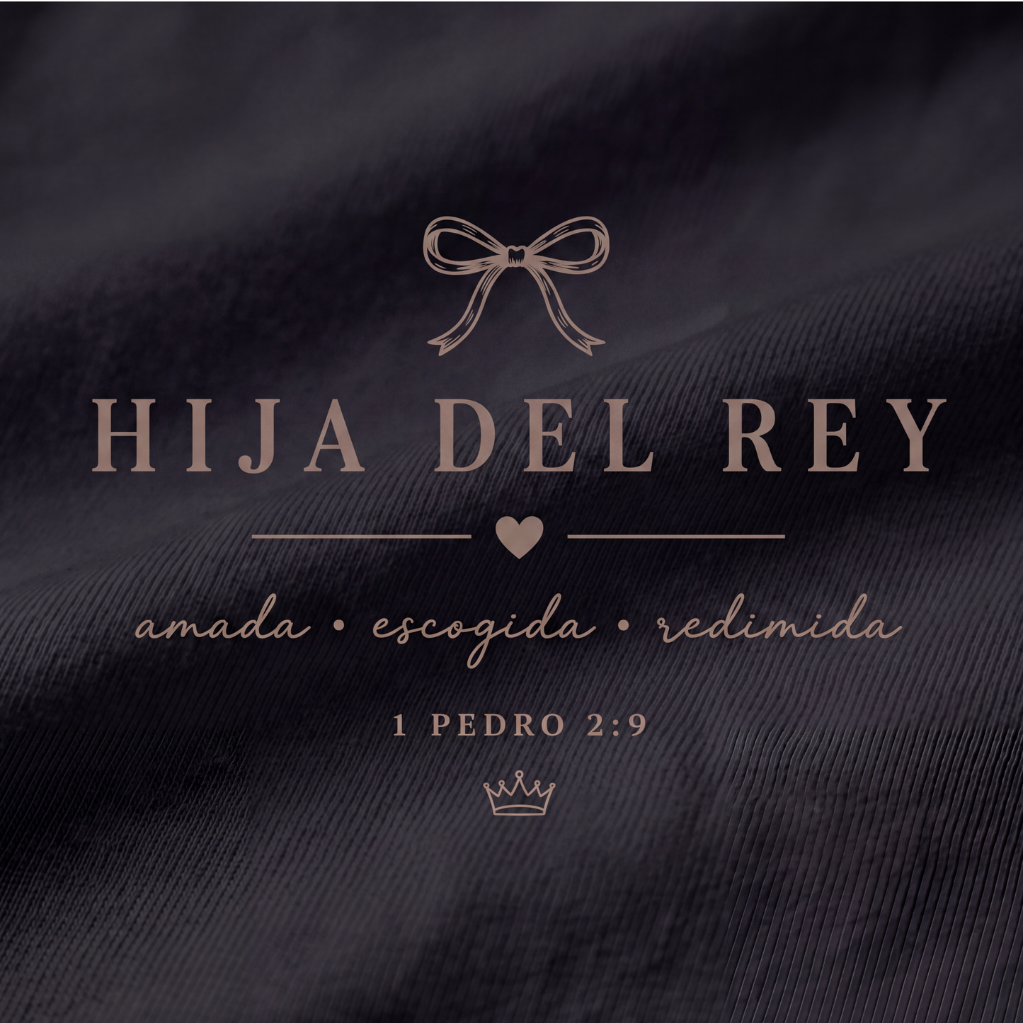 Camisa Oversize Cristiana “Hija del Rey” – Diseño Minimalista Premium