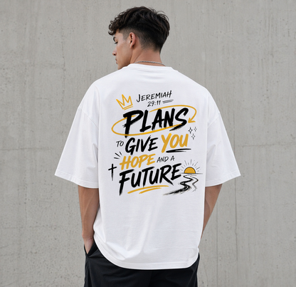 Camisa Cristiana "Plans to Give You Hope and a Future" – Jeremías 29:11