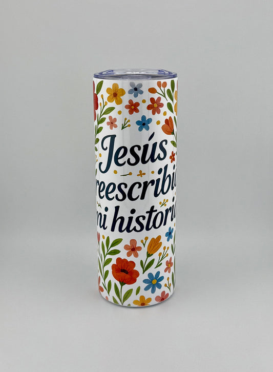 Vaso Térmico 20oz – Jesús Reescribió Mi Historia - Cristo vive 