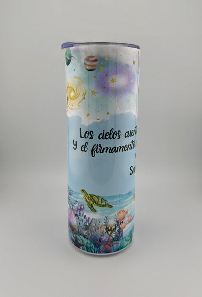 Vaso Térmico 20oz – Los cielos cuentan las maravillas de sus manos