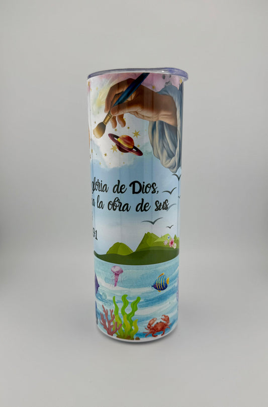 Vaso Térmico 20oz – Los cielos cuentan las maravillas de sus manos