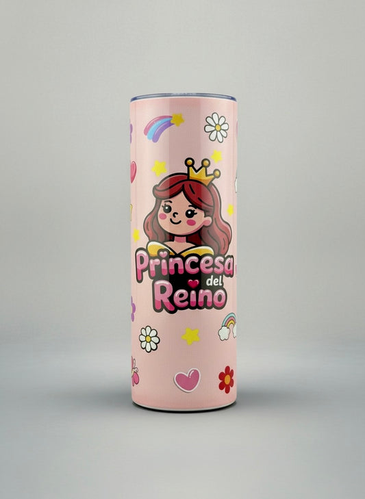 Vaso Térmico 20oz – Princesa del Reino (Rosa, Azul y Violeta) - Cristo vive 