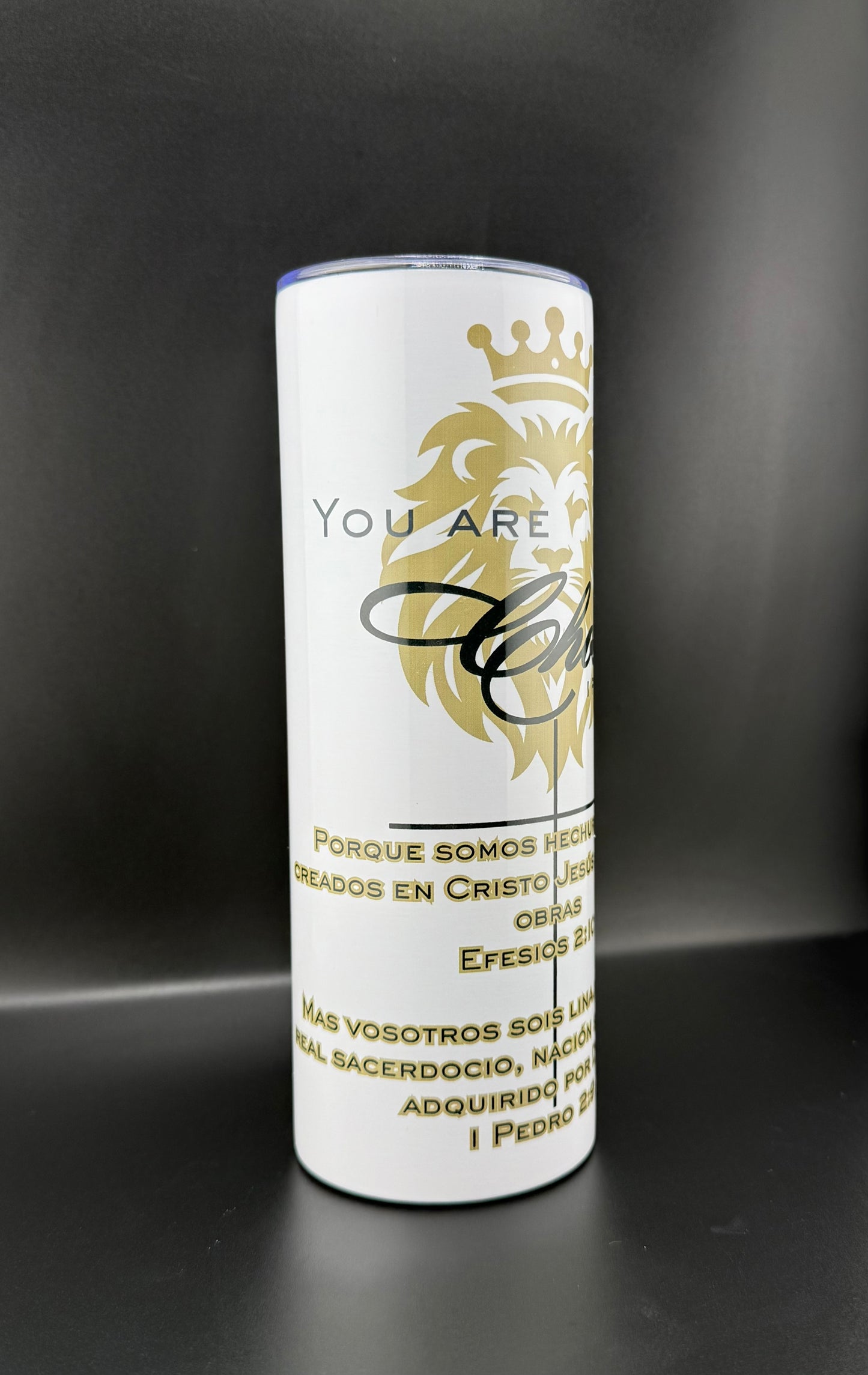 Tumbler “You Are Chosen” – 20oz | Diseño Cristiano Inspirado en 1 Pedro 2:9
