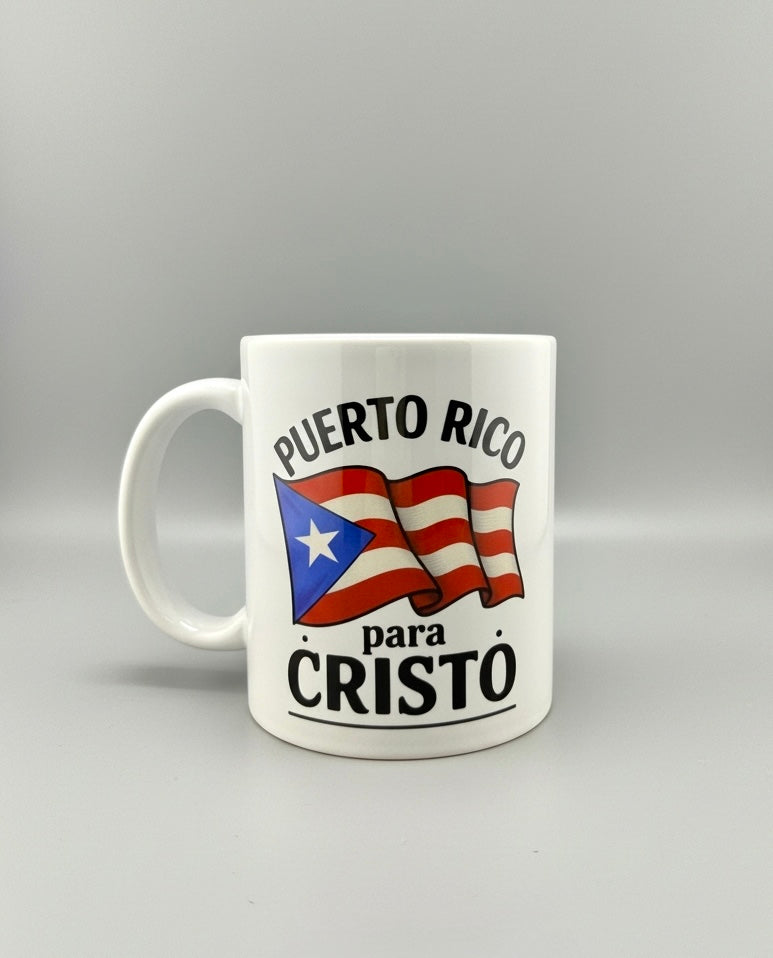 Taza “Puerto Rico para Cristo” – 11oz - Cristo vive 