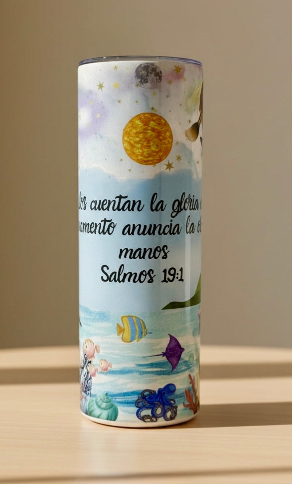 Vaso Térmico 20oz – Los cielos cuentan las maravillas de sus manos