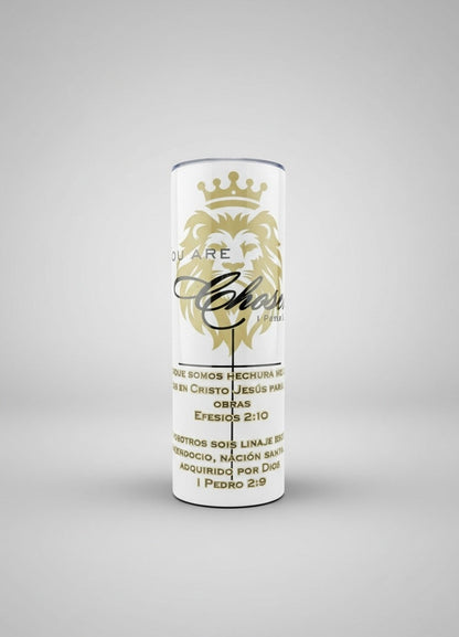 Tumbler “You Are Chosen” – 20oz | Diseño Cristiano Inspirado en 1 Pedro 2:9 - Cristo vive 