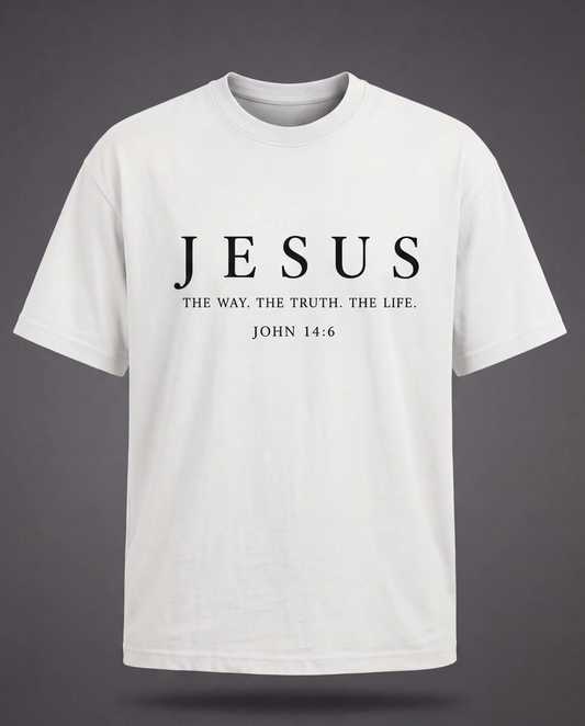 Camiseta regular Cristo Vive Jesús El Camino La Verdad La Vida