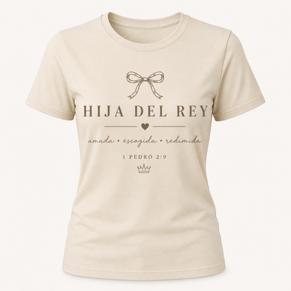 Camisa regular Cristiana “Hija del Rey” – Diseño Minimalista Premium (copia)