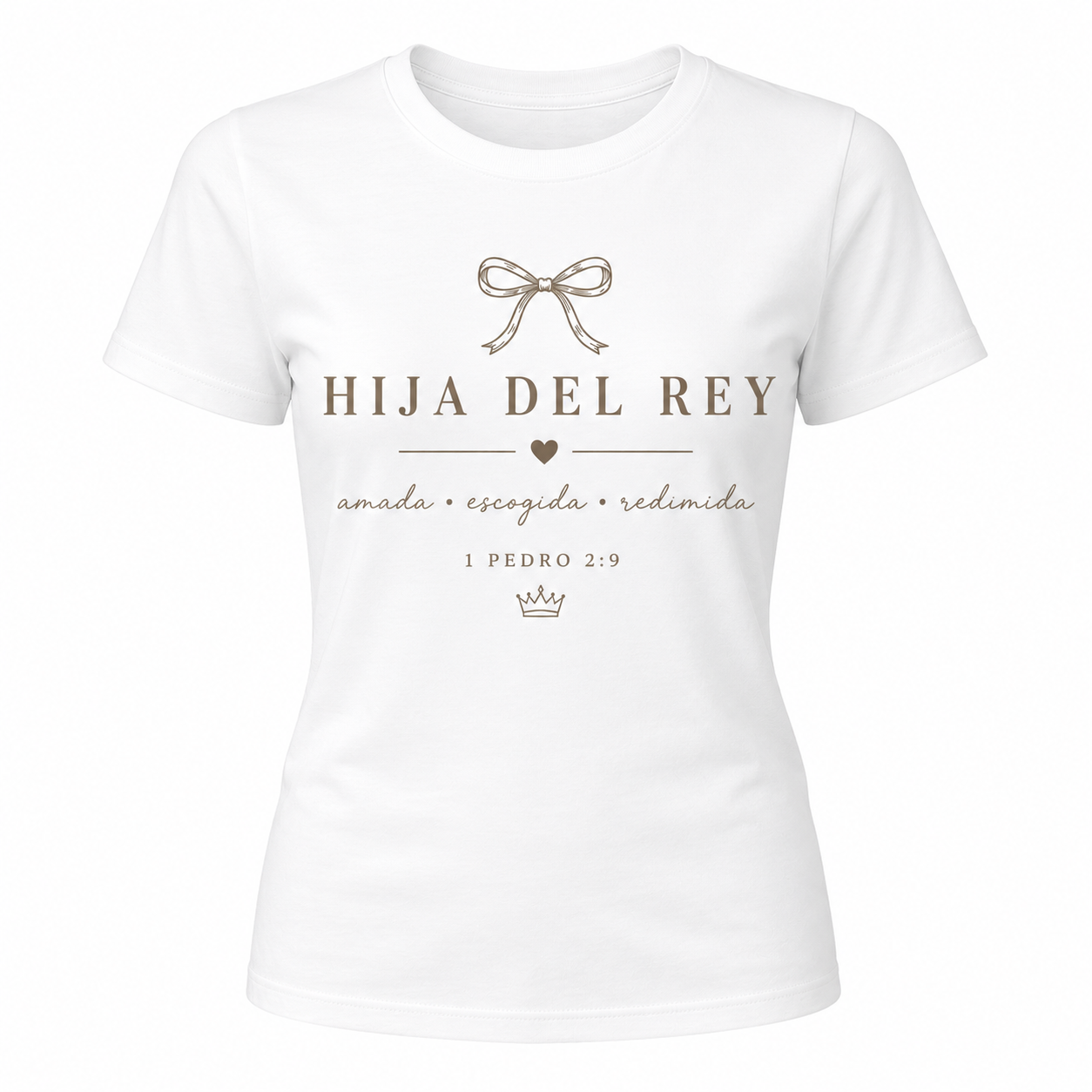 Camisa regular Cristiana “Hija del Rey” – Diseño Minimalista Premium (copia)