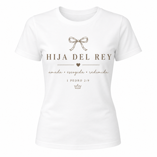 Camisa regular Cristiana “Hija del Rey” – Diseño Minimalista Premium (copia)