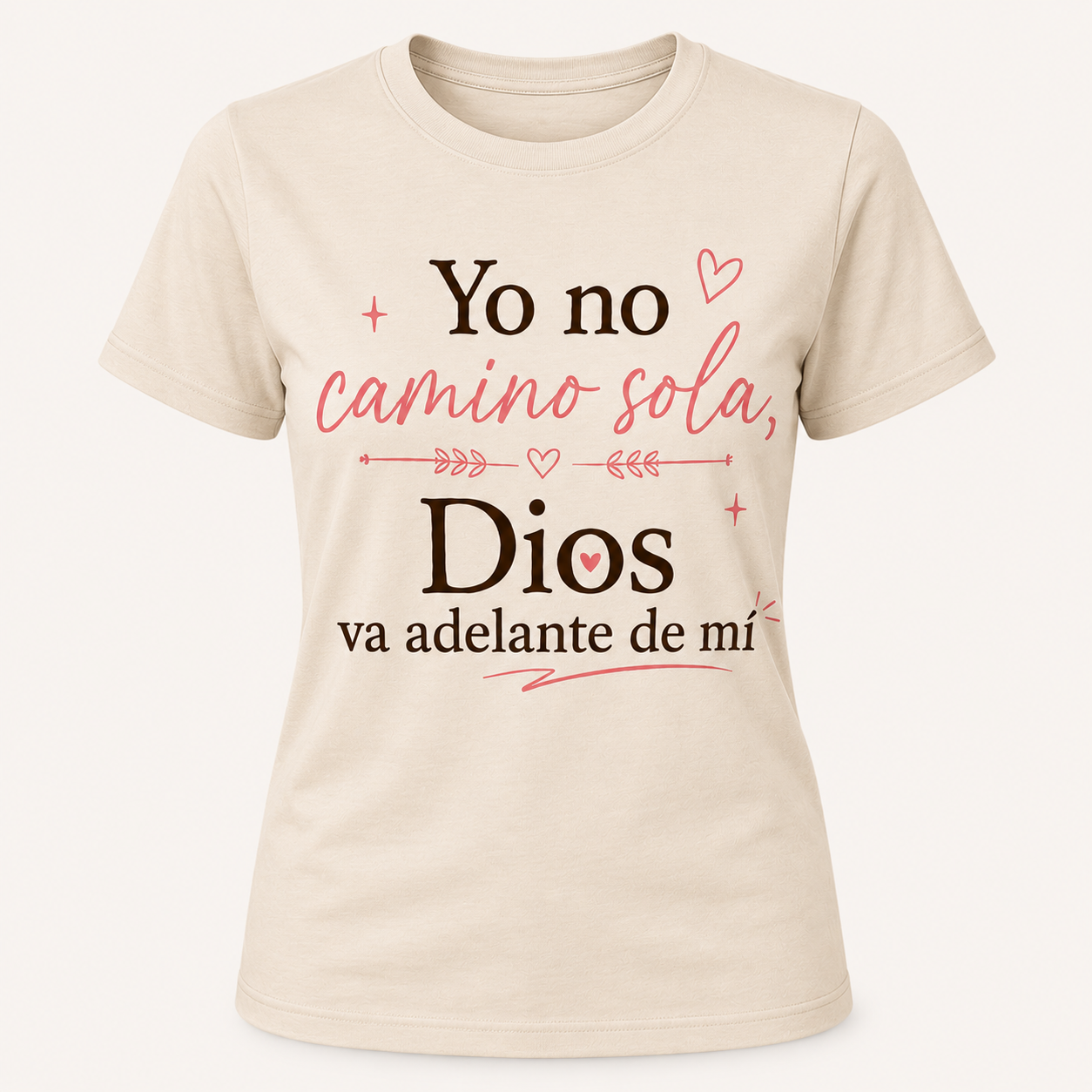 Tshirs regular Cristiana  “Yo no camino sola” – Mujer (copia)