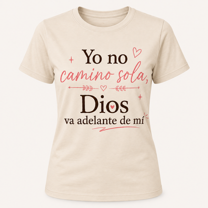 Tshirs regular Cristiana  “Yo no camino sola” – Mujer (copia)