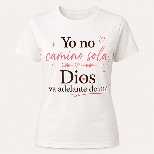 Tshirs regular Cristiana  “Yo no camino sola” – Mujer (copia)