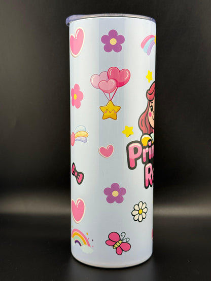 Vaso Térmico 20oz – Princesa del Reino (Rosa, Azul y Violeta)