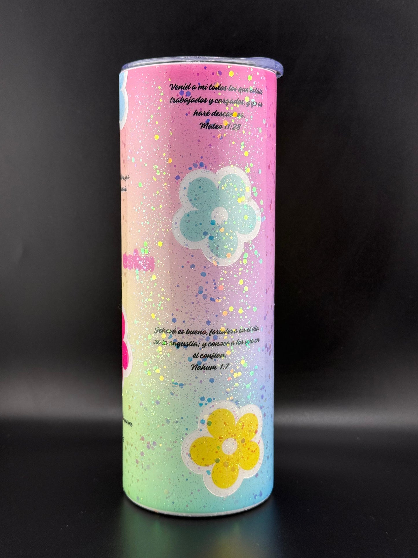 Vaso Cristiano “Escrito Está” con Versículos Bíblicos – 20 oz