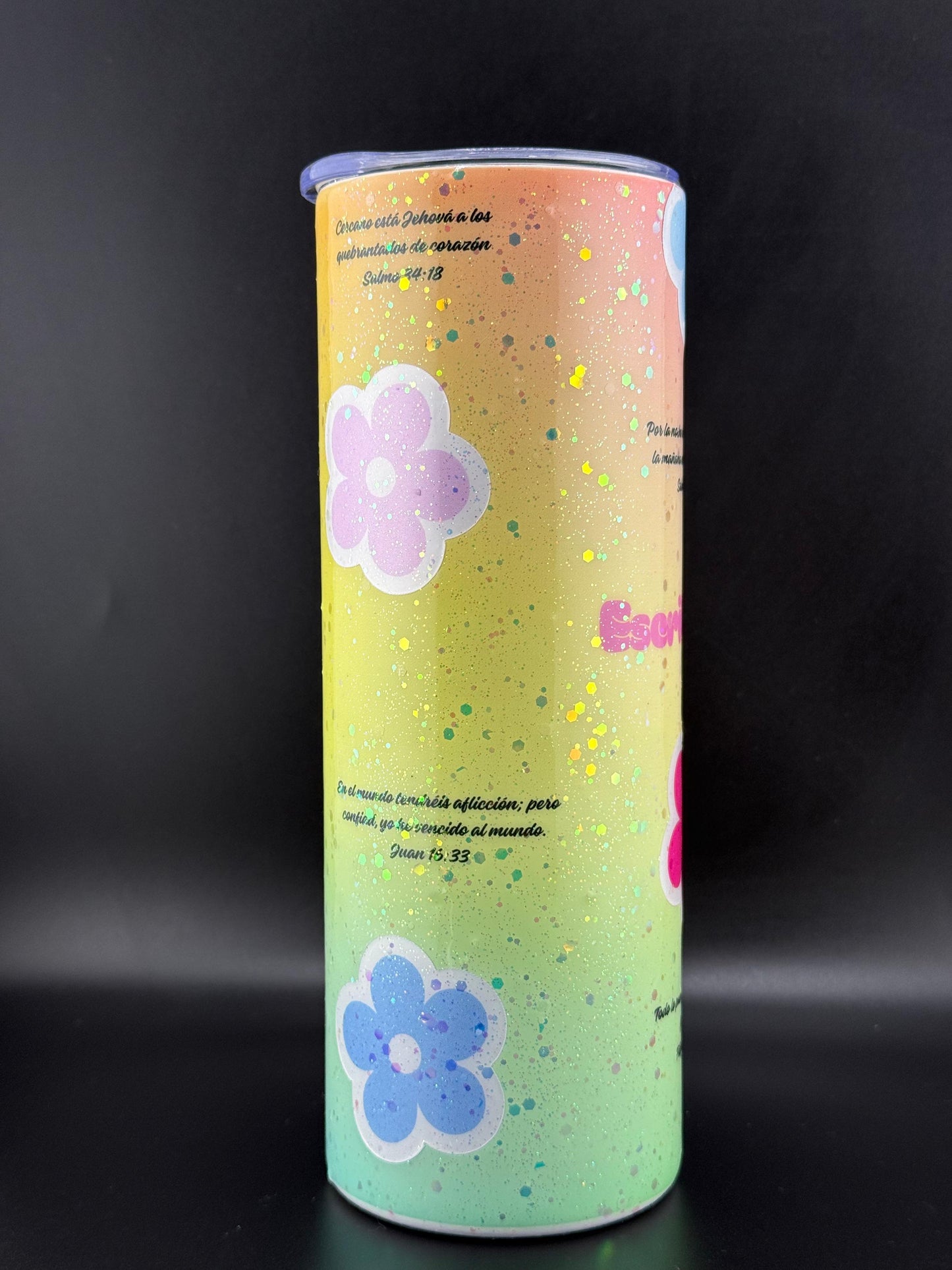 Vaso Cristiano “Escrito Está” con Versículos Bíblicos – 20 oz