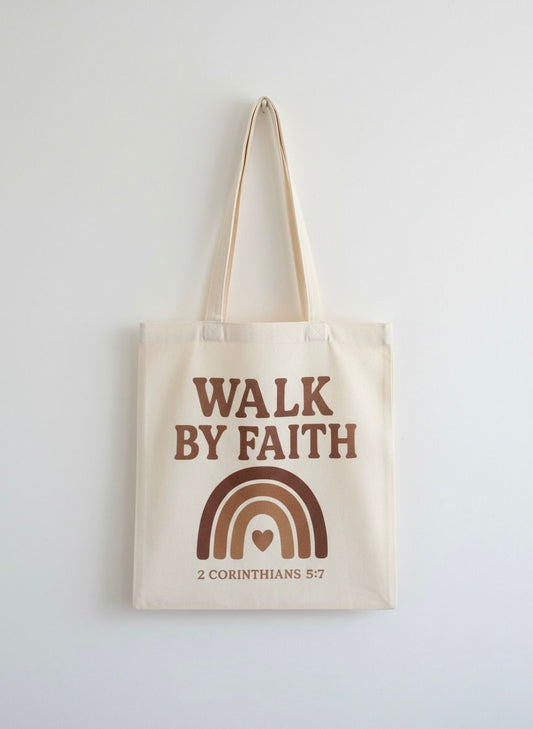 Bolso “Walk by Faith” – 2 Corintios 5:7