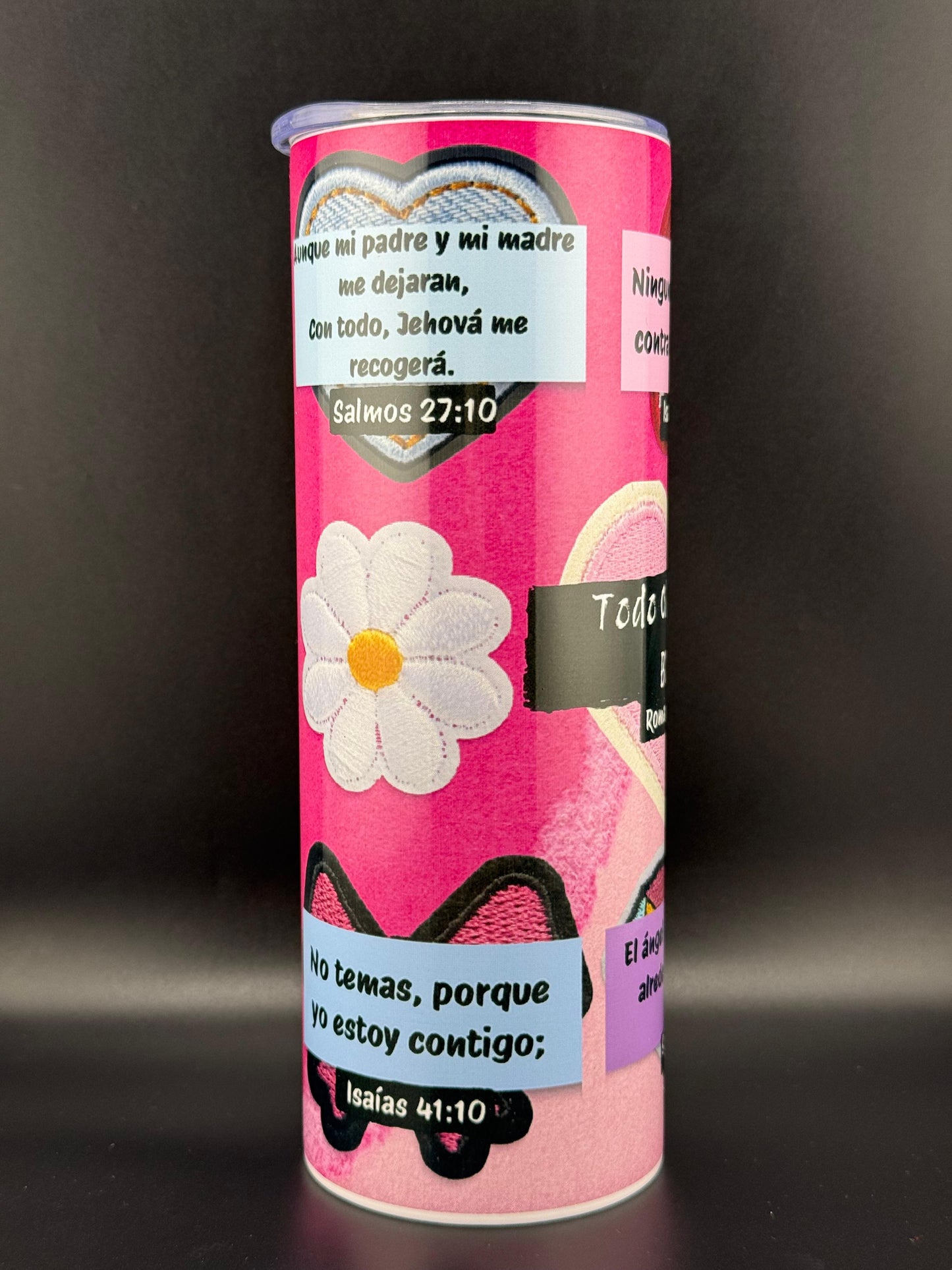 Vaso Térmico 20oz – Todo obra para bien (Versículos de Promesa)