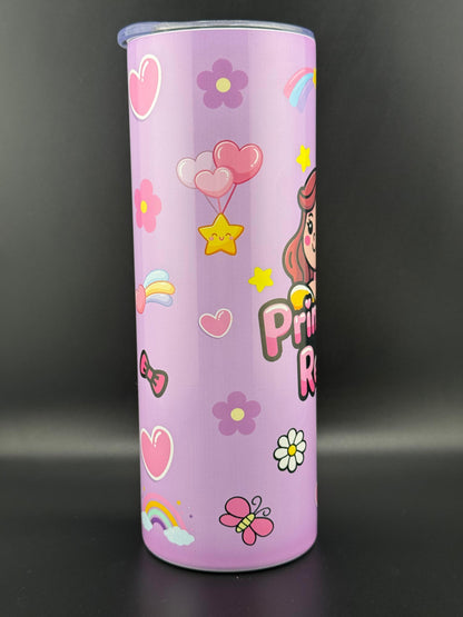 Vaso Térmico 20oz – Princesa del Reino (Rosa, Azul y Violeta)