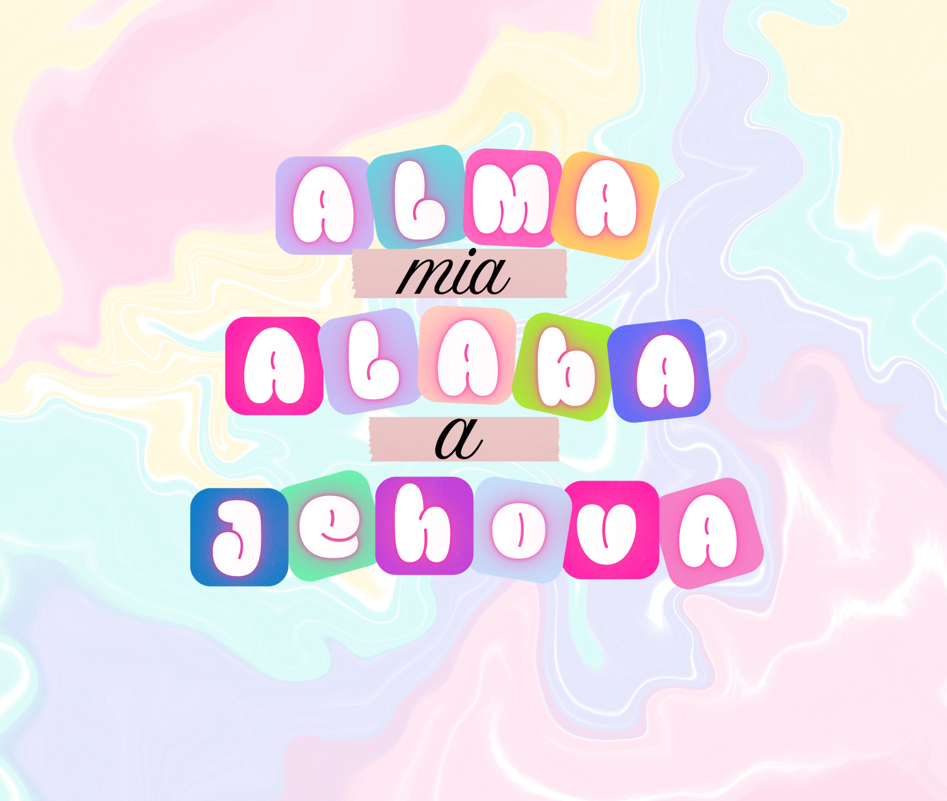 Vaso 20 oz “Alma mía, alaba a Jehová” – Inspiración y Gratitud Diaria - Cristo vive 