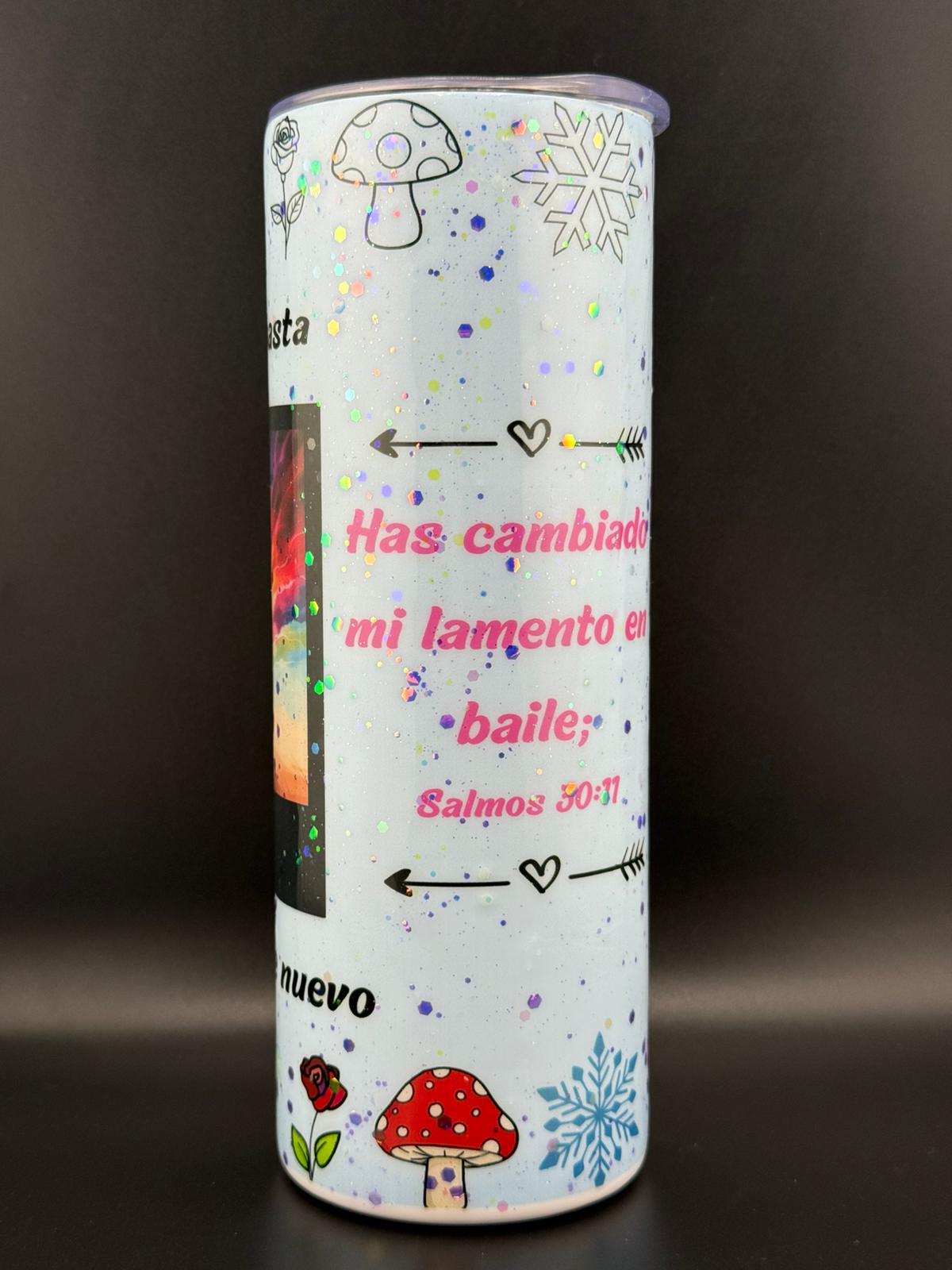 Vaso de Resina y sublimado 20oz – Solo Tú, mi Jesús, pudiste hacerlo (Brilla en la oscuridad)