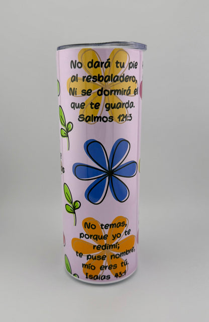 Vaso Térmico 20oz – Mira que te mando que te esfuerces (Josué 1:9, Edición Femenina)