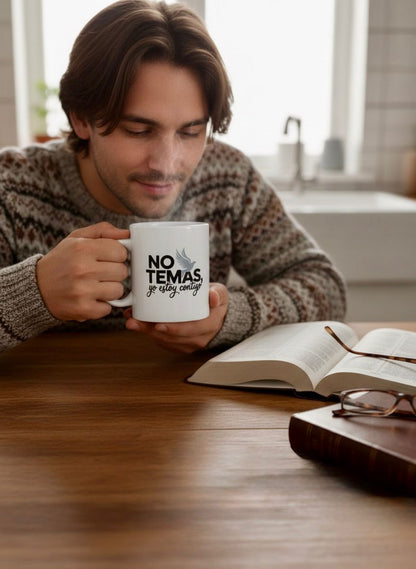Taza 12oz – No temas, Yo estoy contigo