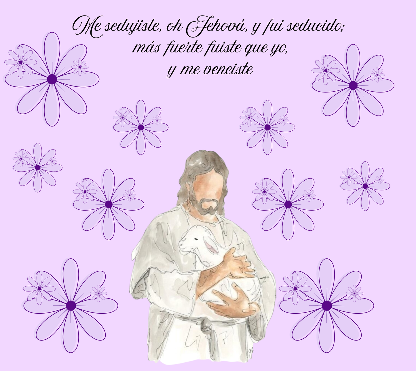 Vaso cristiano “Me sedujiste, oh Jehová” – Jeremías 20:7 - Cristo vive 