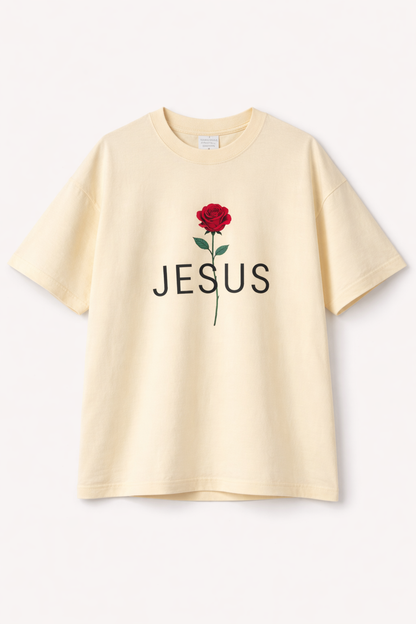Camisa JESUS Rosa Roja - Color Beige