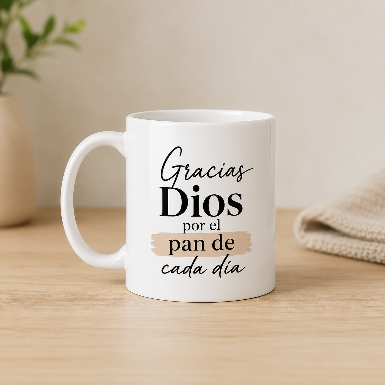 Taza Gracias Dios por el Pan de Cada Dia