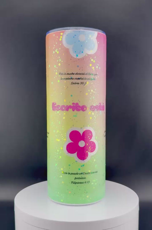 Vaso Cristiano “Escrito Está” con Versículos Bíblicos – 20 oz