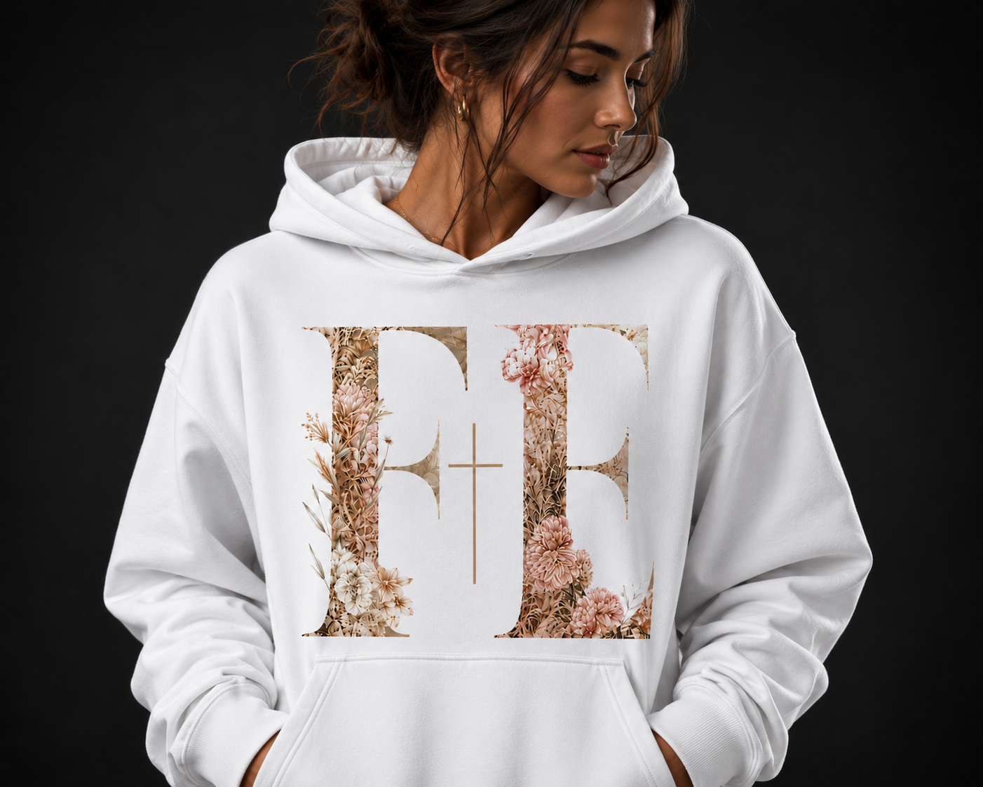 Hoodie Cristiano FE Floral - Sudadera con Capucha