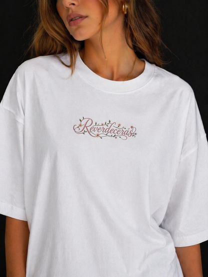Camisa Oversize Reverdecerás Blanca - Detalle